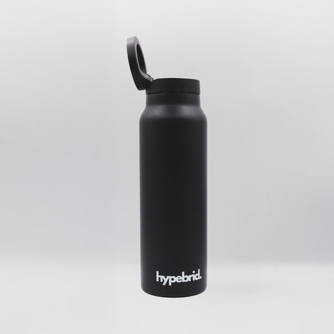 Obsidian – 500ml Magnetic Lid Water Bottle by Hypebrid - Butchers Protein