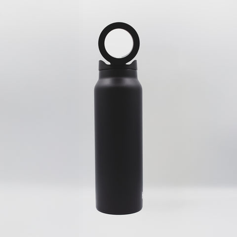Obsidian – 500ml Magnetic Lid Water Bottle by Hypebrid - Butchers Protein