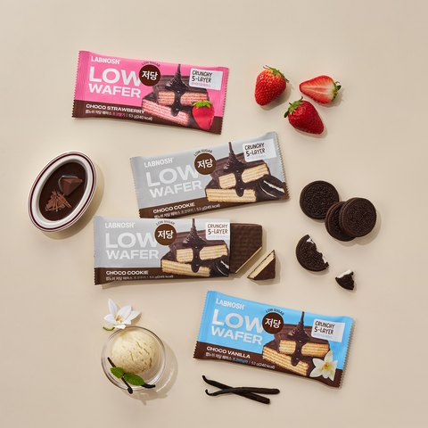 LABNOSH Low Sugar Wafer Vanilla - Butchers Protein